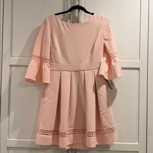Pink mini dress